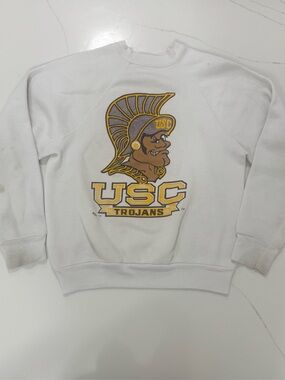 🔥 80s Vintage USC Trojans Crewneck Sweatshirt 🏈